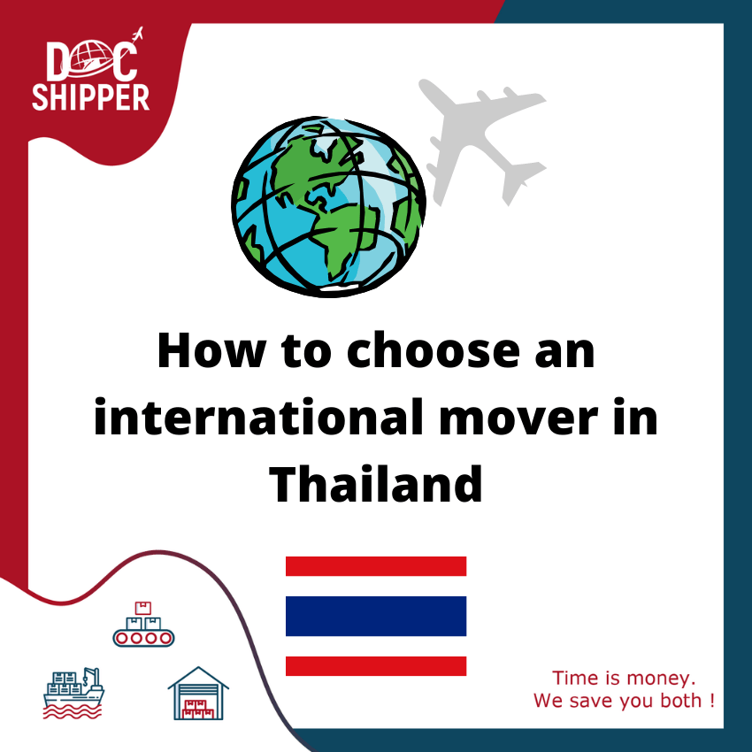 How to choose an international mover in Thailand