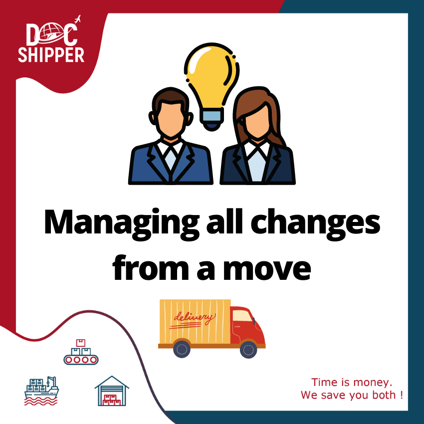 Managing all changes from a move