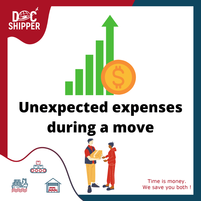 Unexpected expenses during a move