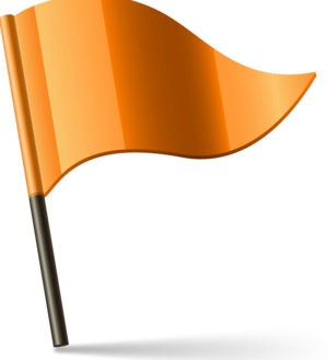 Orange flag